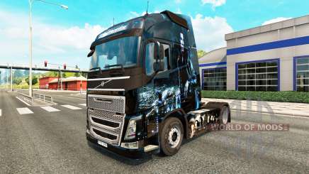 Скин Underworld на тягач Volvo для Euro Truck Simulator 2
