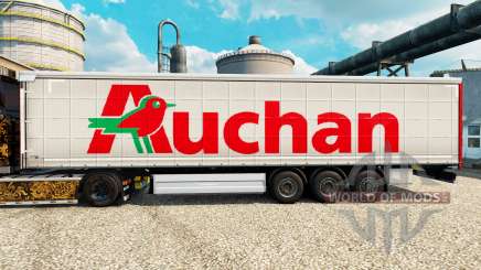 Скин Auchan на полуприцепы для Euro Truck Simulator 2