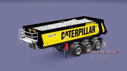 Полуприцеп-самосвал Schmitz Caterpillar для Euro Truck Simulator 2