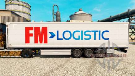 Скин FM Logistic на полуприцепы для Euro Truck Simulator 2