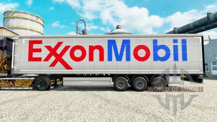 Скин Exxon Mobil на полуприцепы для Euro Truck Simulator 2