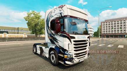 Скин Exclusivo на тягач Scania для Euro Truck Simulator 2