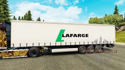 Скин Lafarge на полуприцепы для Euro Truck Simulator 2