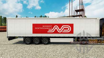 Скин Norbert Dentressangle на полуприцепы для Euro Truck Simulator 2