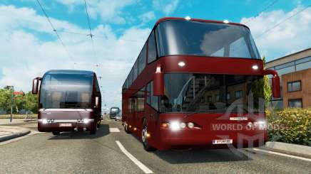 Сборник автобусов для трафика для Euro Truck Simulator 2