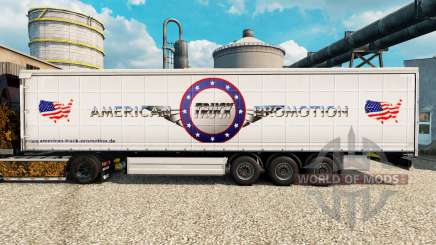 Скин American Truck Promotion на полуприцепы для Euro Truck Simulator 2