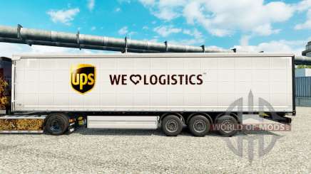 Скин UPS Logistics на полуприцепы для Euro Truck Simulator 2