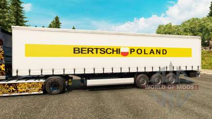 Скин Bertschi Poland на полуприцепы для Euro Truck Simulator 2