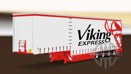 Шторный полуприцеп Krone Viking Express для Euro Truck Simulator 2