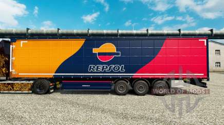 Скин Repsol на полуприцепы для Euro Truck Simulator 2