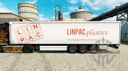 Скин Linpac Plastics на полуприцепы для Euro Truck Simulator 2