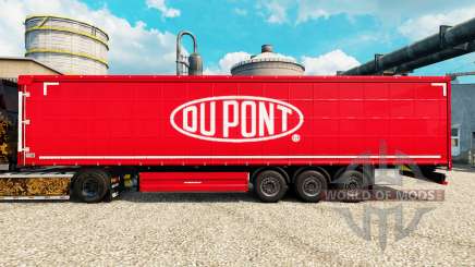 Скин Du Pont red на полуприцепы для Euro Truck Simulator 2