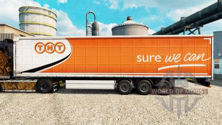 Скин TNT Express на полуприцепы для Euro Truck Simulator 2