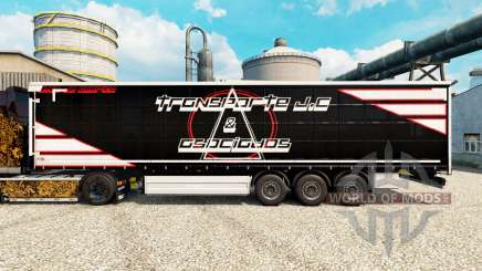 Скин Transporte J.C & Asociados на полуприцепы для Euro Truck Simulator 2