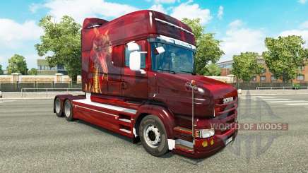 Скин Dragon на тягач Scania T для Euro Truck Simulator 2