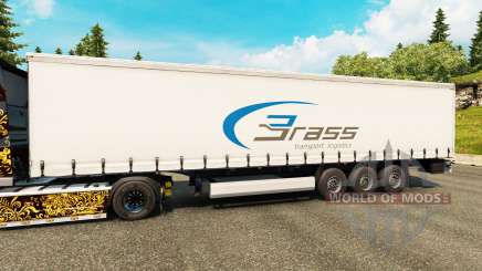 Скин Brass Transport Logistics на полуприцепы для Euro Truck Simulator 2