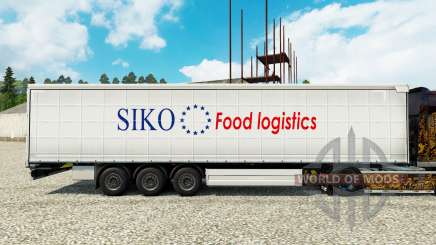 Скин Siko Food Logistics на полуприцепы для Euro Truck Simulator 2