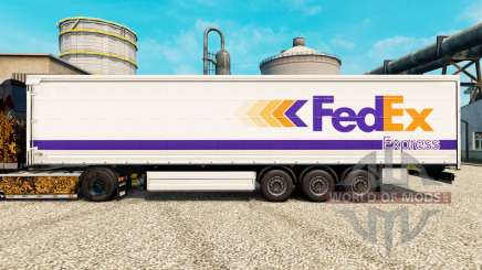 Скин FedEx на полуприцепы для Euro Truck Simulator 2