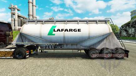 Скин Lafarge на цементный полуприцеп для Euro Truck Simulator 2
