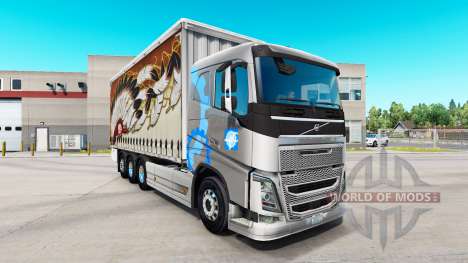 Volvo FH16 tandem для American Truck Simulator