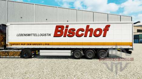 Скин Bischof на шторный полуприцеп для Euro Truck Simulator 2