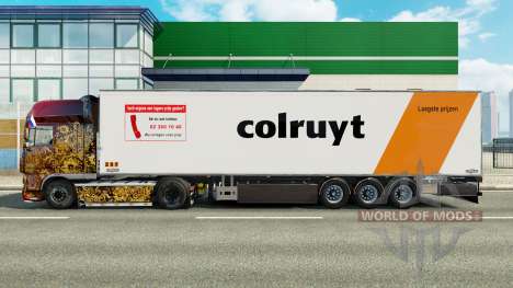 Полуприцеп-рефрижератор Chereau Colruyt для Euro Truck Simulator 2