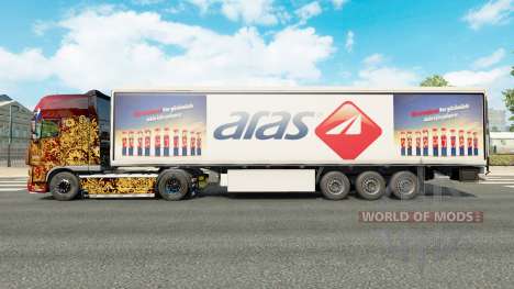 Скин Aras на рефрижераторный полуприцеп для Euro Truck Simulator 2