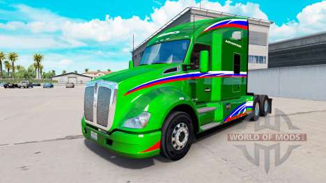 Скин Advantage на тягач Kenworth T680 для American Truck Simulator