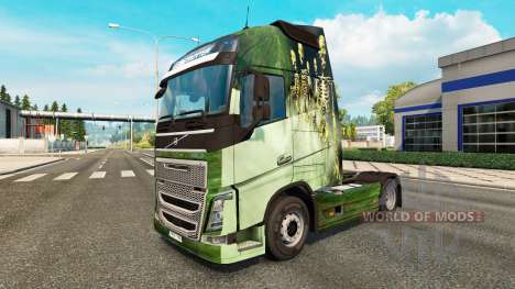 Скин Skeleton на тягач Volvo для Euro Truck Simulator 2