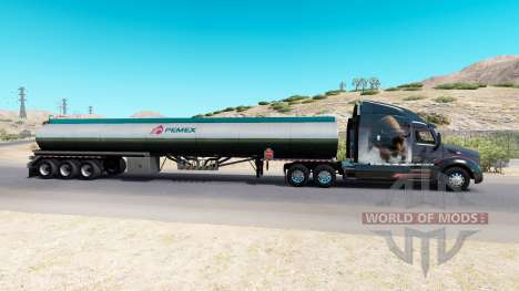 Скин Pemex на топливный полуприцеп-цистерну для American Truck Simulator