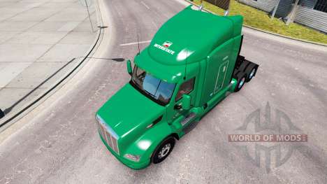 Скин Interstate Dist. Co. на тягач Peterbilt 579 для American Truck Simulator