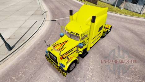 Скин Premier Heavy Haul на тягач Peterbilt 389 для American Truck Simulator