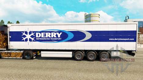 Скин Derry на шторный полуприцеп для Euro Truck Simulator 2