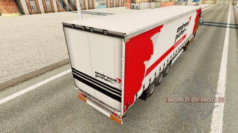 Скин Andreas Picher на шторный полуприцеп для Euro Truck Simulator 2
