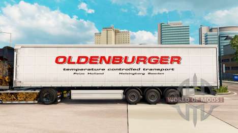 Скин Oldenburger шторный полуприцеп для Euro Truck Simulator 2