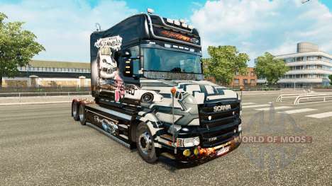 Скин NFS Most Wanted на тягач Scania T для Euro Truck Simulator 2
