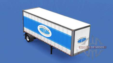 Скин Pacella Trucking Express на полуприцеп для American Truck Simulator