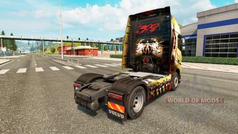 Скин Sparta на тягач Volvo для Euro Truck Simulator 2