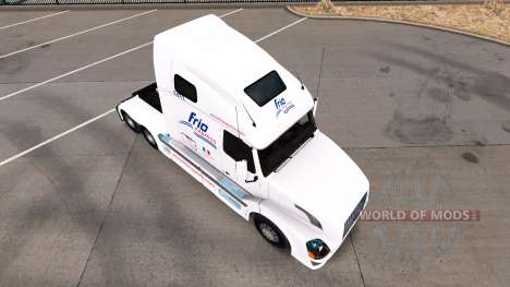 Скин Frio Express на тягач Volvo VNL 670 для American Truck Simulator