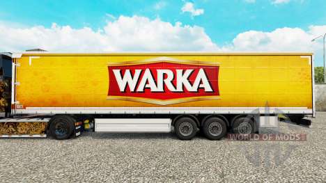 Скин Warka шторный полуприцеп для Euro Truck Simulator 2