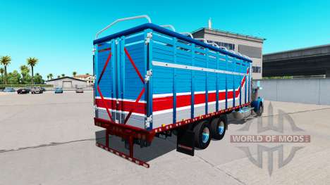 Кузов фургонного типа для Kenworth W900 для American Truck Simulator