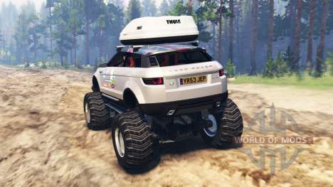Range Rover Evoque LRX lifted для Spin Tires