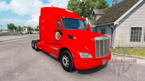 Скин ATS на тягач Peterbilt 579 для American Truck Simulator