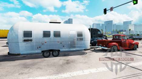 Жилой прицеп Airstream в трафике для American Truck Simulator