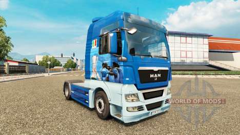 Скин Napoli на тягач MAN для Euro Truck Simulator 2