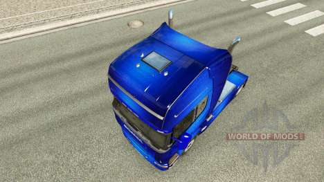 Скин Fantastic Blue на тягач Scania для Euro Truck Simulator 2