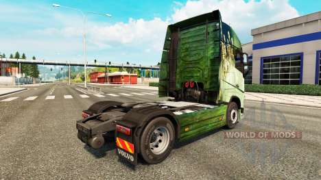 Скин Skeleton на тягач Volvo для Euro Truck Simulator 2
