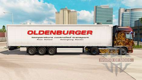 Скин Oldenburger шторный полуприцеп для Euro Truck Simulator 2
