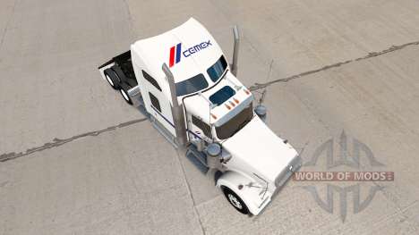 Скин Cemex на тягач Kenworth W900 для American Truck Simulator