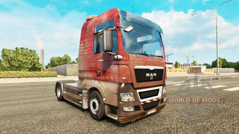 Скин Dirty на тягач MAN для Euro Truck Simulator 2